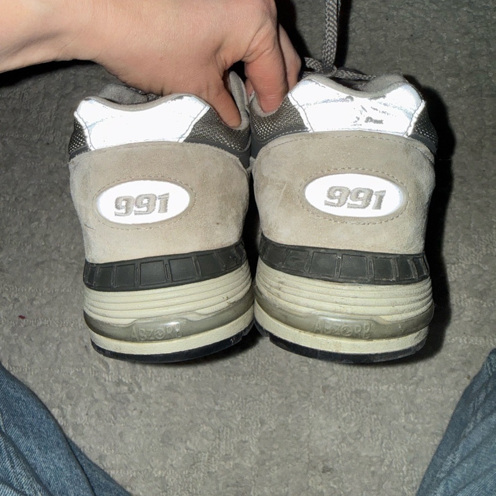 Men’s new balance 991 kith grey size 10 - Picture 4 of 14